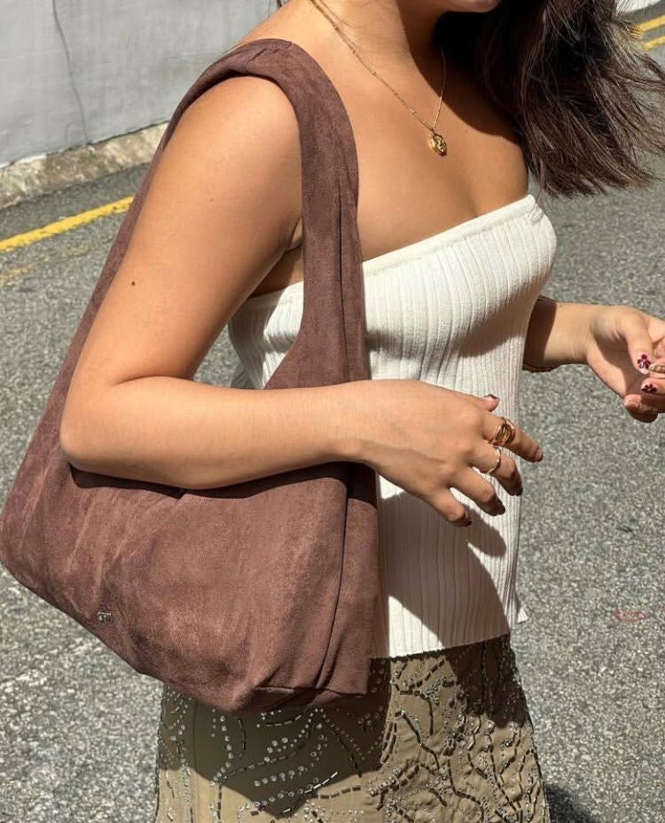 Suede Daily Tote
